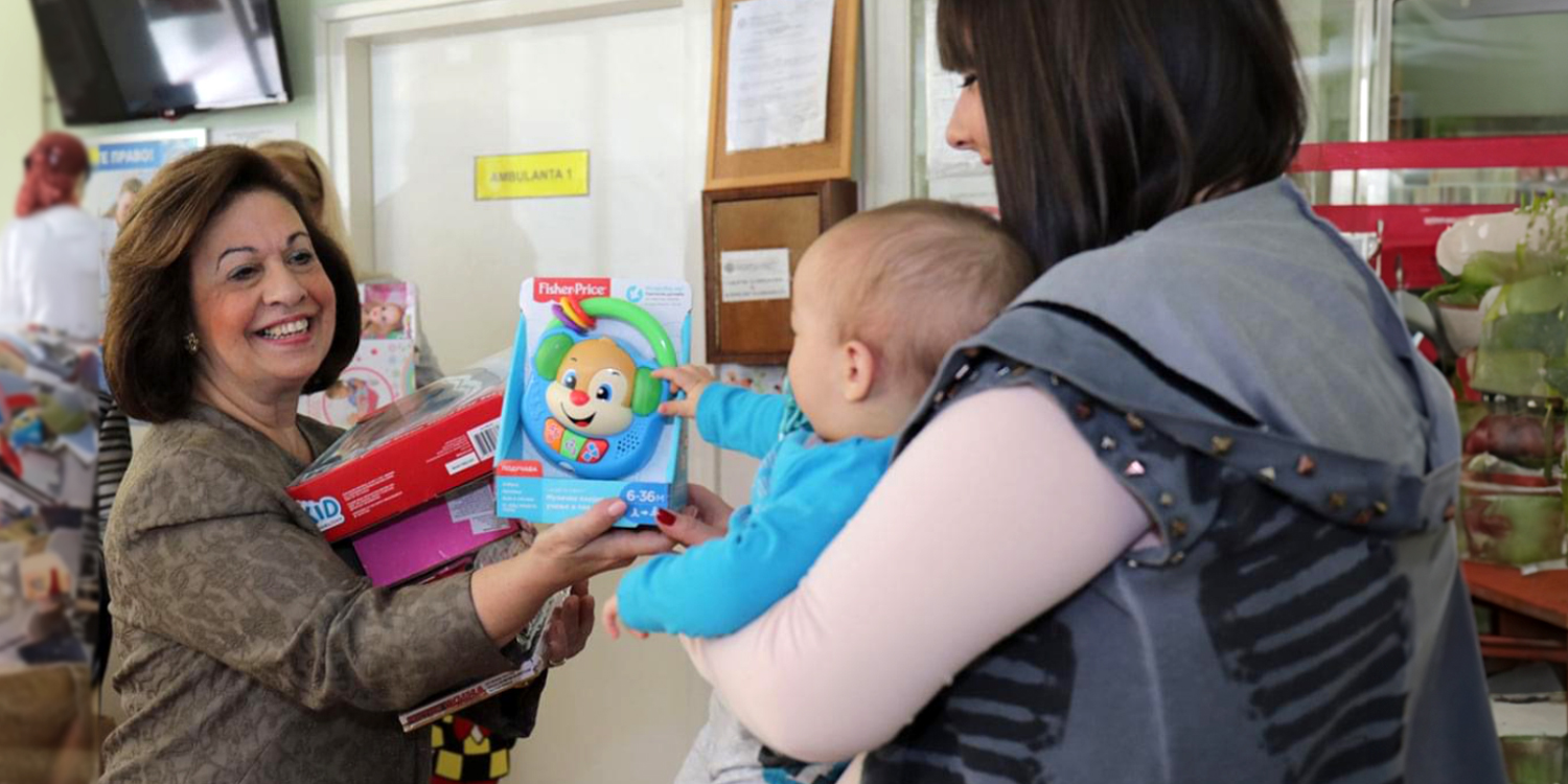 HRH Crown Princess Katherine’s traditional Easter visit to children’s hospitals