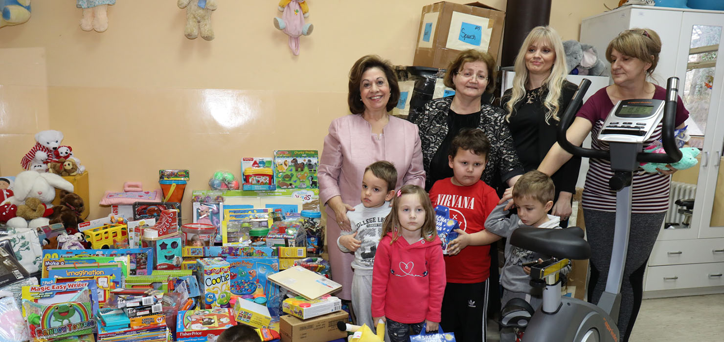 Crown Princess Katherine and Lifeline Chicago Deliver Aid to The Institute "Prof. Dr. Cvetko Brajovic" 