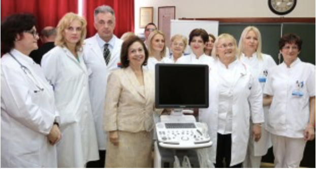 Princess Katherine Delivers Ultrasound Machine to Children's Hospital in Novi Sad
