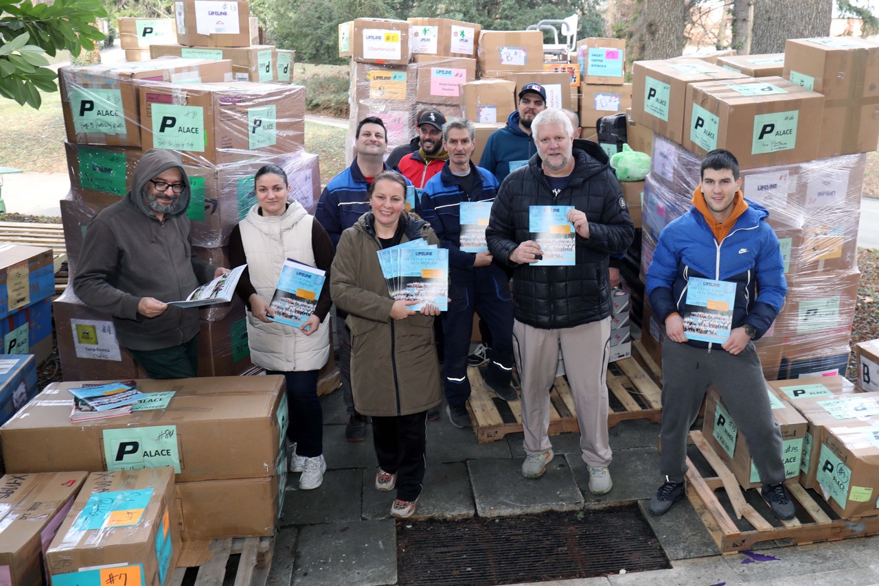 LIFELINE CHICAGO’S SECOND TRANSATLANTIC CONTAINER SHIPMENT ARRIVES AT THE WHITE PALACE