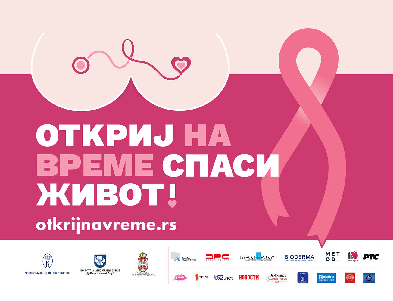 CROWN PRINCESS KATHERINE STARTS BREAST CANCER AWARENESS CAMPAIGN "DISCOVER IN TIME, SAVE A LIFE"