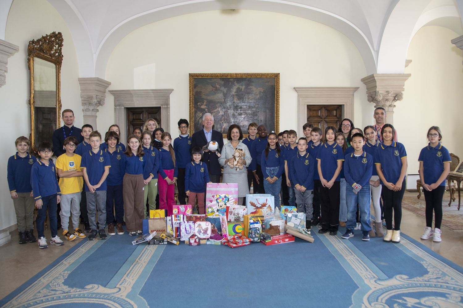 CHILDREN HELPING CHILDREN AT THE ROYAL PALACE  