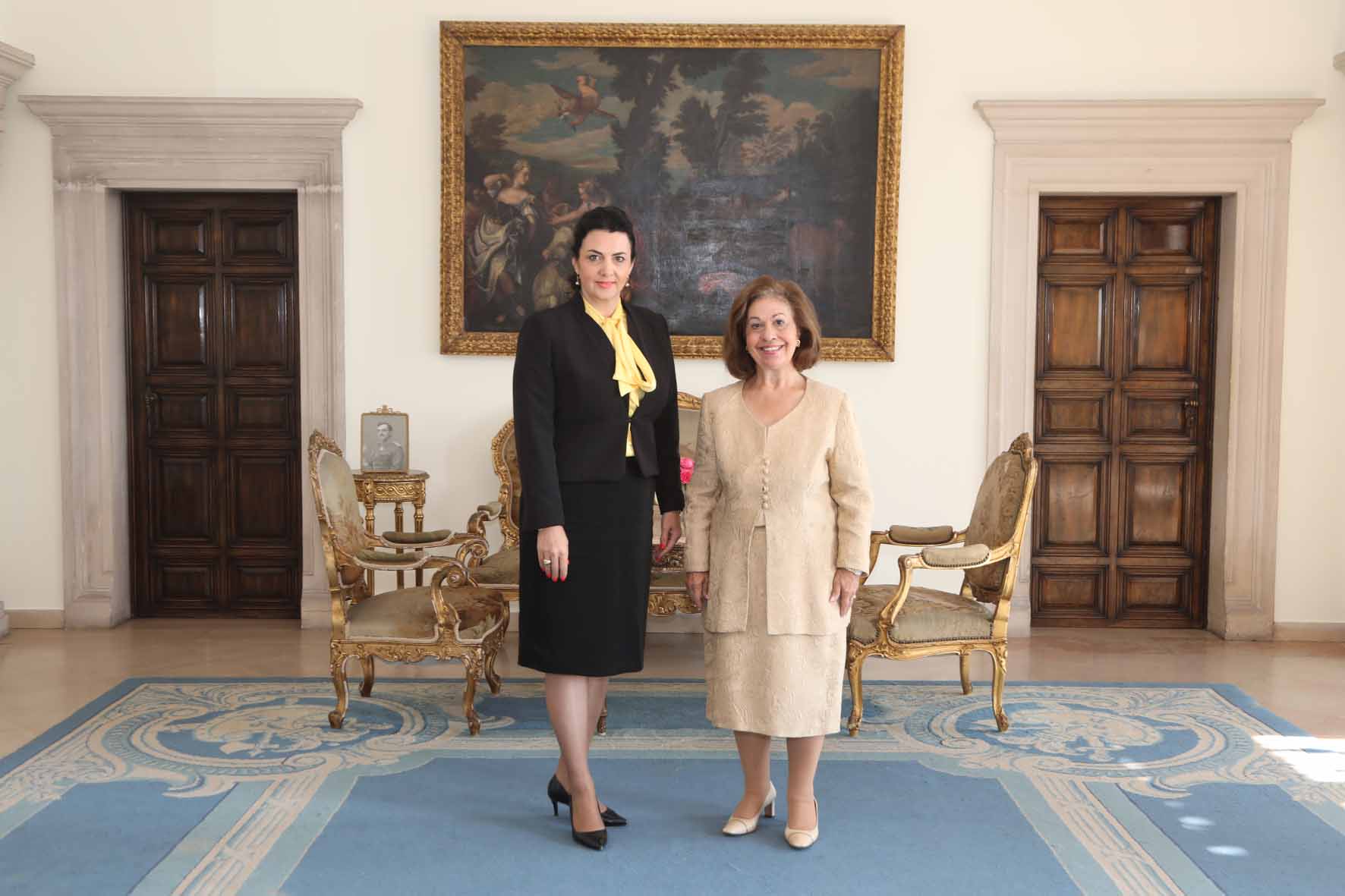 HRH CROWN PRINCESS KATHERINE MEETS THE MAYOR OF NIS