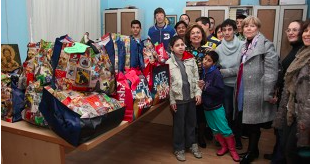 Crown Princess Katherine visits orphanages in Belgrade and delivers Christmas gifts