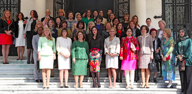 Crown Princess Katherine Hosts International Women’s Day Lunch at Royal Palace