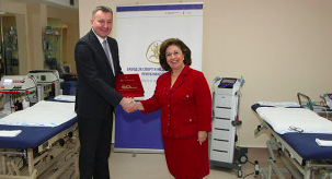 Crown Princess Katherine Donates Therapeutic Beds to Institute of Sport and Sports Medicine