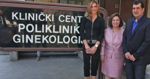 Crown Princess Katherine Delivers Ultrasound Machine to Clinical Centre of Serbia Gynecology Ward