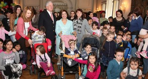 Crown Prince and Crown Princess Organize Traditional Easter Receptions for Children at White Palace