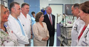 Royal Couple Deliver a Bronchoscope to the Institute for Pulmonary Diseases in Sremska Kamenica